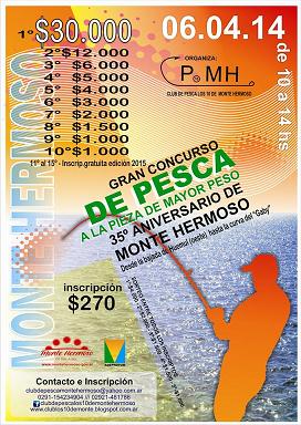 Más de 75 mil pesos en premios en el “35º Aniversario”