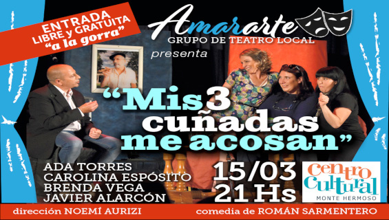 Amararte despide marzo con dos obras en el Centro Cultural