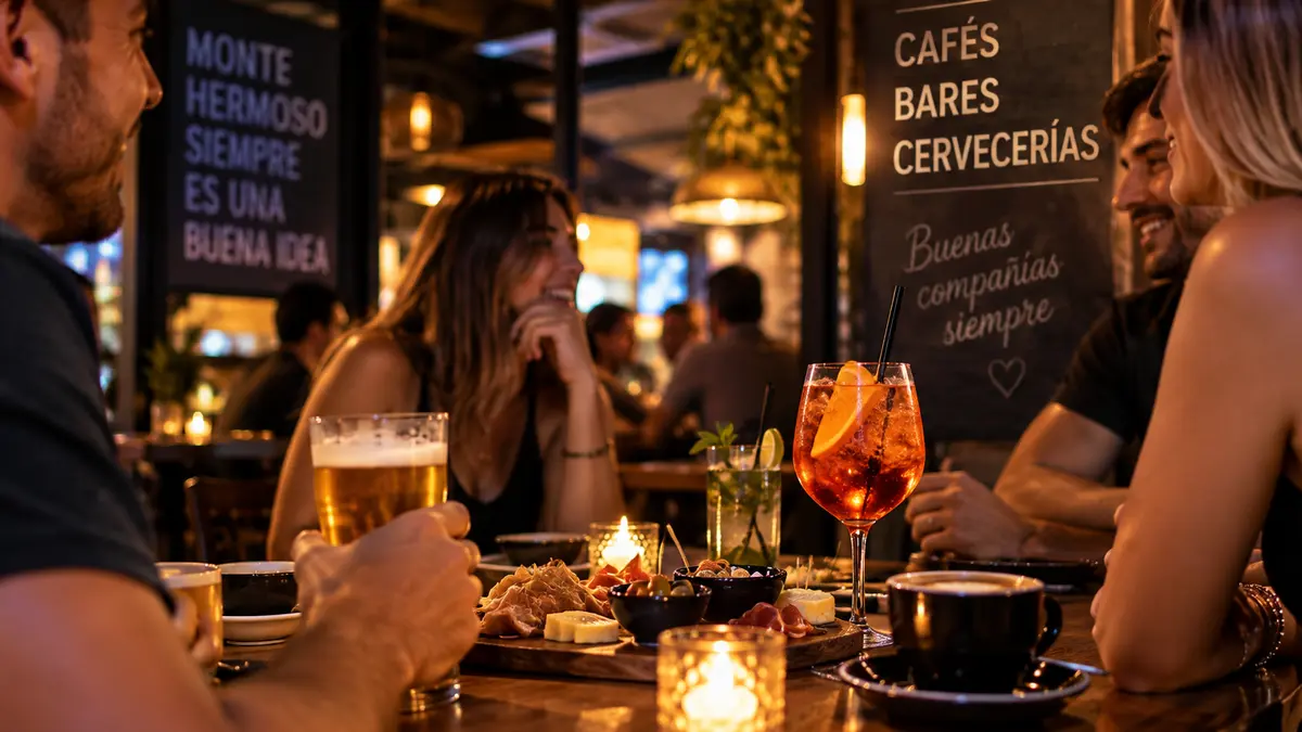 Cafés, bares y cervecerías