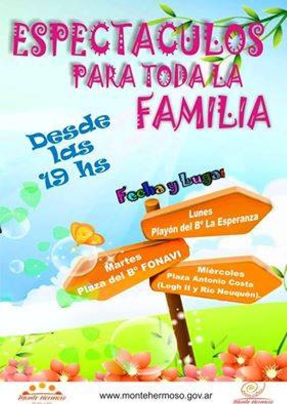 Espectáculos para la familia en los distintos barrios