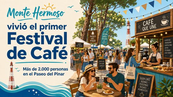 Más de 2.000 personas participaron del primer Festival de Café de Monte Hermoso
