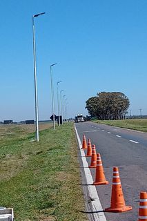 Nuevas luminarias LED para la Ruta Nacional 3 y Provincial 78