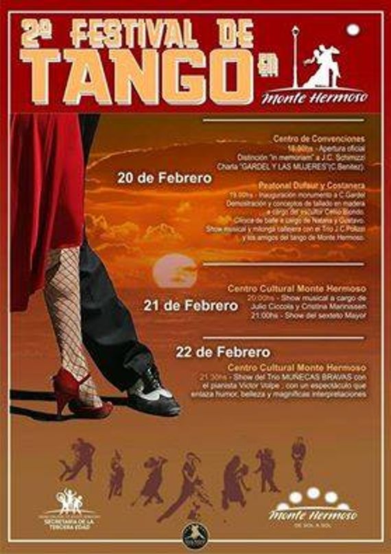 Se viene el 2º Festival de Tango en Monte Hermoso
