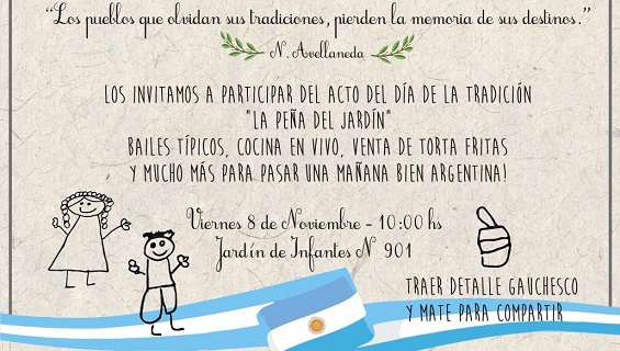 Nueva fecha para el Acto Oficial por el Día de la Tradición