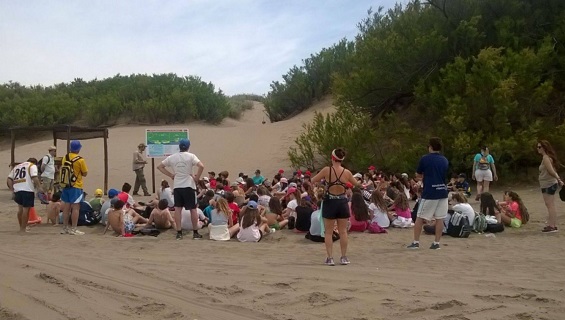 Comienzan las visitas a las huellas humanas de 7 mil años de antigüedad